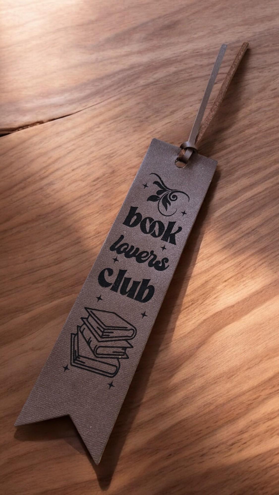 Leather Bookmark, Custom Engraved Bookmark, Gift for Reader, Inspirational Quote, Humorous Quotes, Gift for Booklover, Book Lover, Book Mark