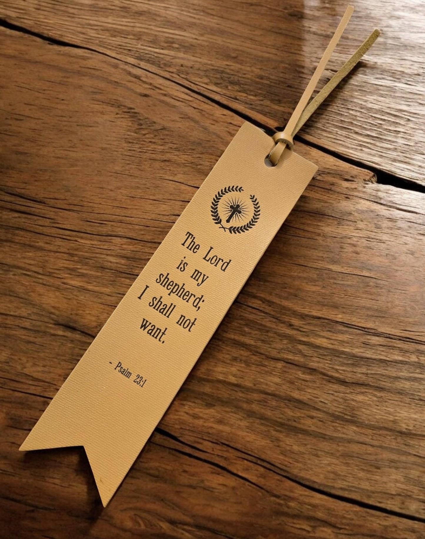 Personalized Bible Verse Bookmark, Custom Engraved Leather Bookmark, Bible Study Religious Gifts, Scripture Book Mark, Gift for Booklover
