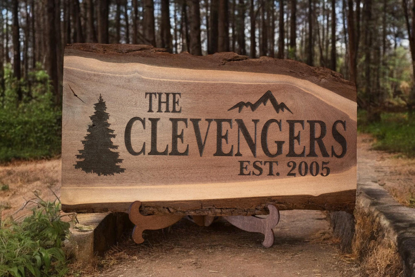 Personalized Last Name Established Sign Family Name Sign Wooden Sign Custom Wood Sign Anniversary Couple Gift Personalized Sign Wedding Gift