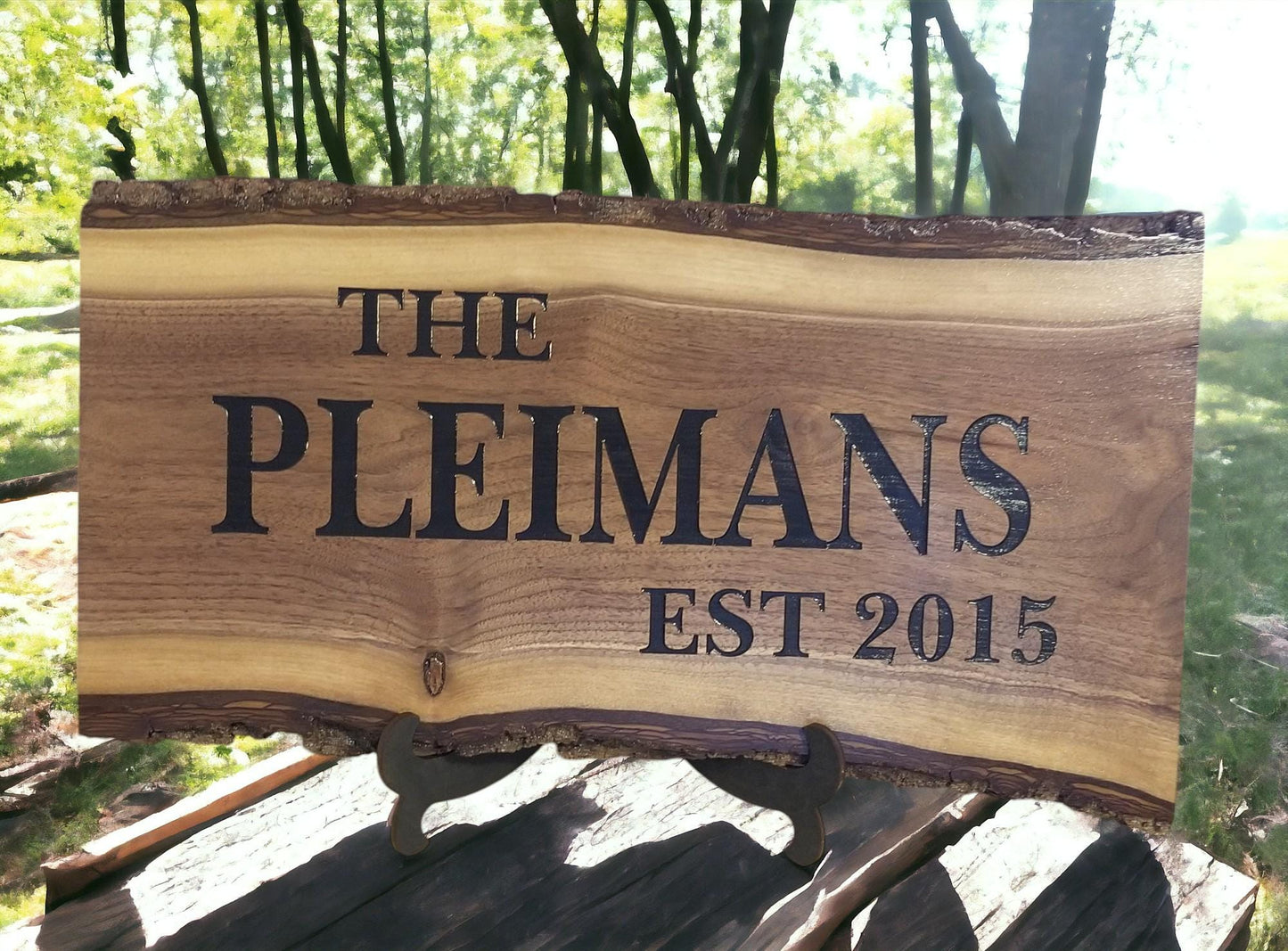 Personalized Last Name Established Sign Family Name Sign Wooden Sign Custom Wood Sign Anniversary Couple Gift Personalized Sign Wedding Gift
