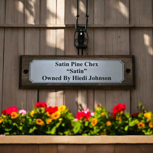 Horse Stall Name Plate, Horse Stall Sign, Personalized Name Sign, Equestrian, Barn ID, Horse Tack, Engraved Stall Plaque, Stable Award