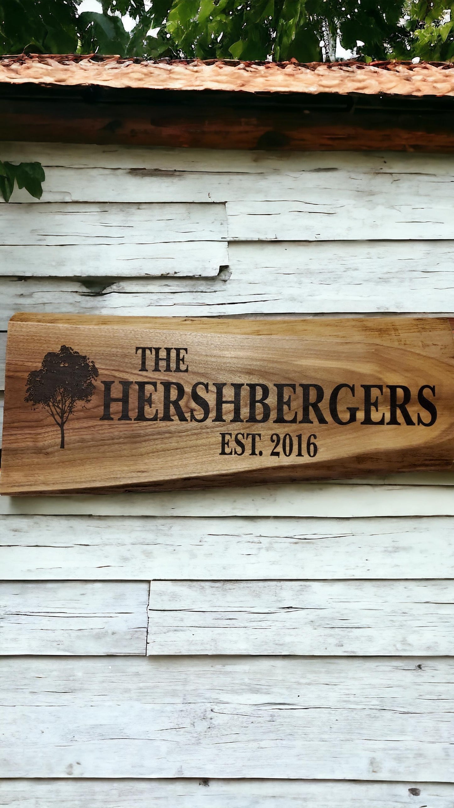 Personalized Family Name Sign, Engraved Wood Sign, Rustic Decor, Wedding Name Sign, Housewarming Gift, Wedding Gift, Custom Engraved